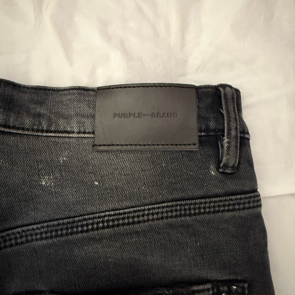 Distressed Purple Brand Jeans - Picture 8 of 10
